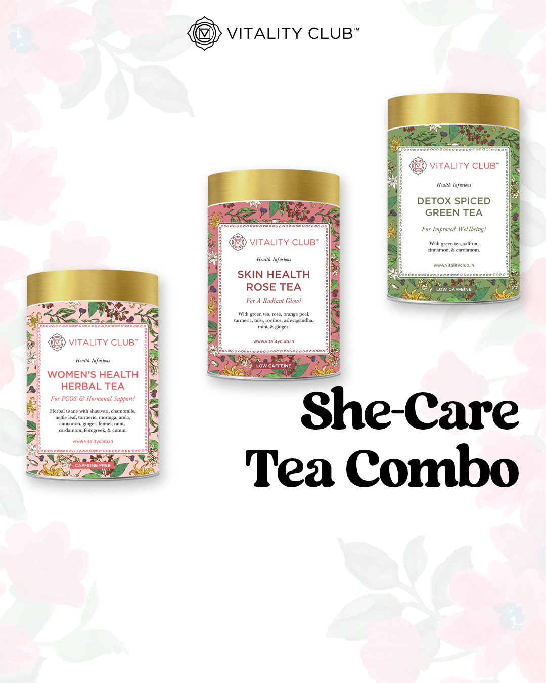 She-Care Tea Combo | Vitality Club