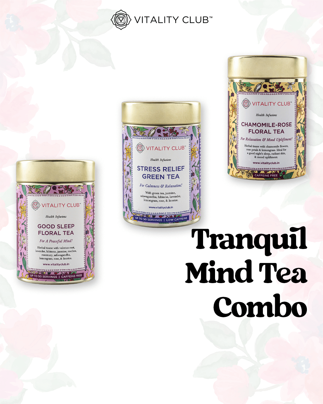 Tranquil Mind Tea Combo | Vitality Club