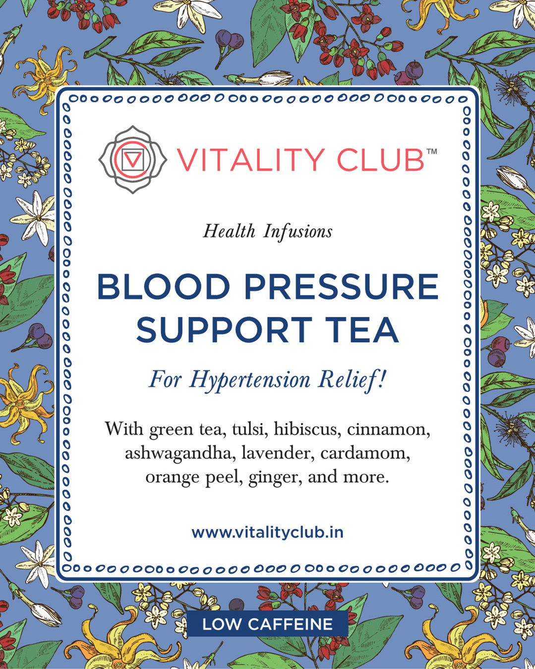 Blood Pressure Support Tea | Vitality Club
