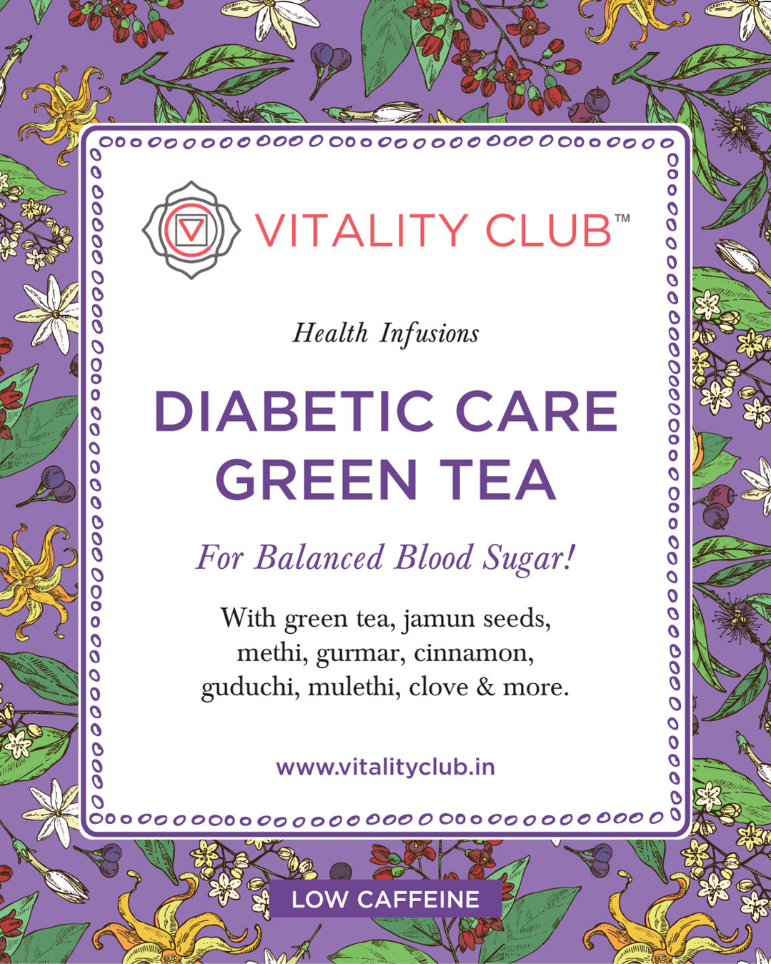 Diabetic Care Green Tea | Vitality Club