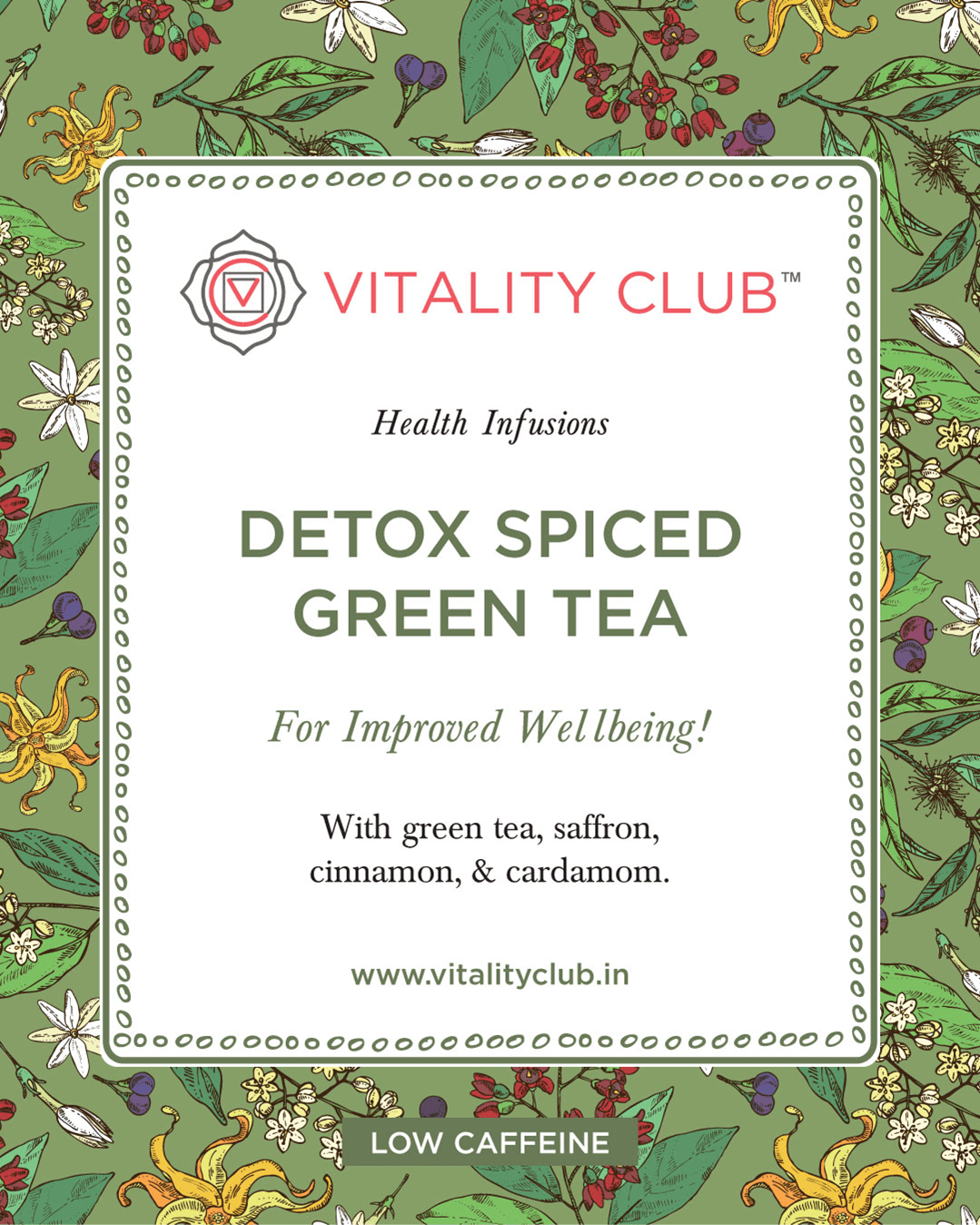 Detox Spiced Green Tea | Vitality Club