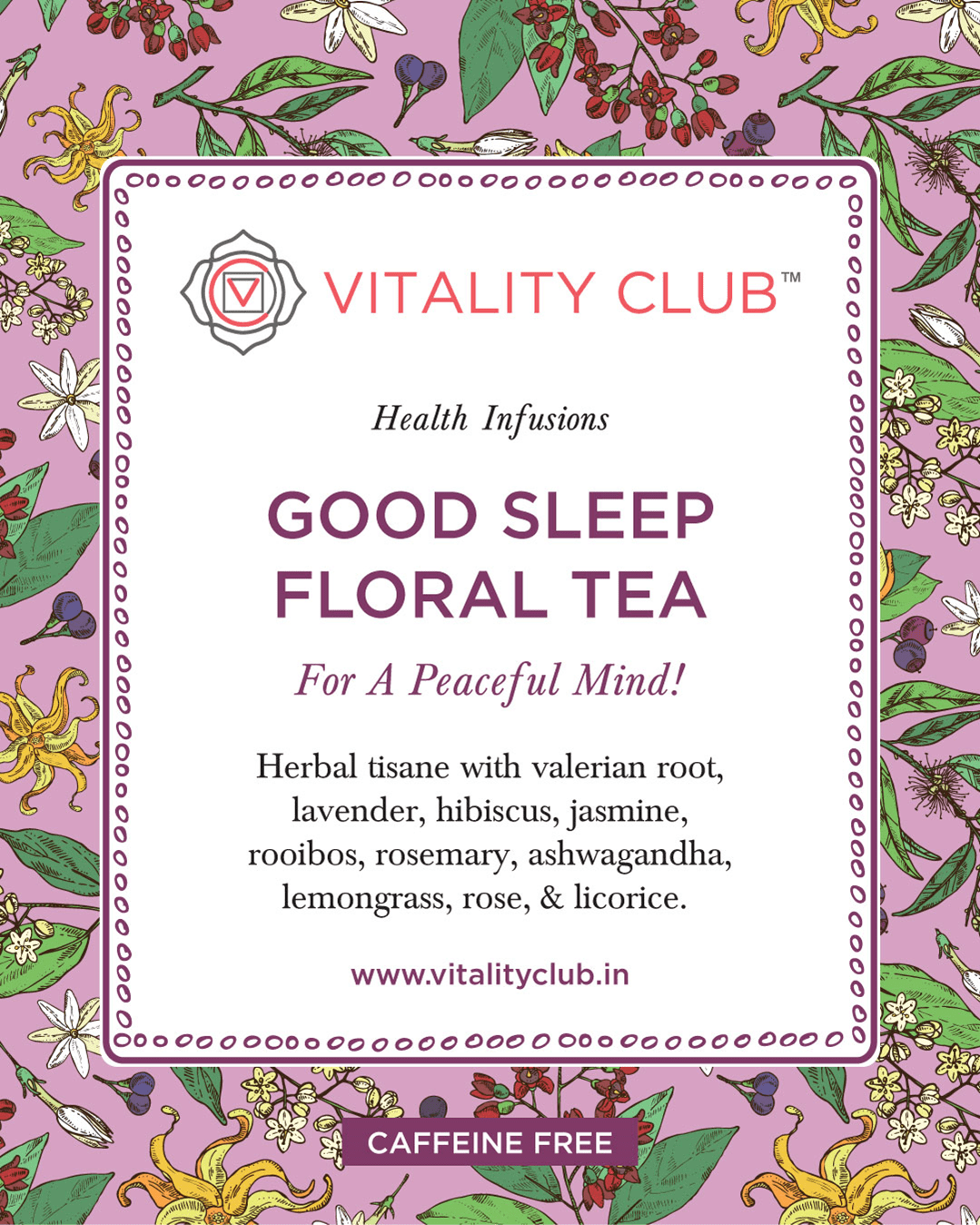 Good Sleep Floral Tea | Vitality Club