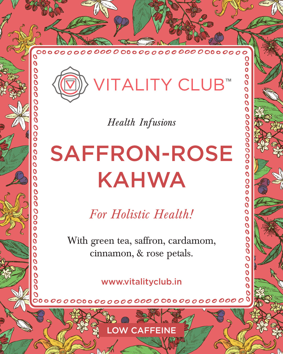 Saffron-Rose Kahwa | Vitality Club