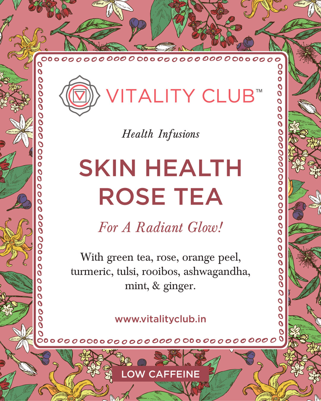 Skin Health Rose Tea | Vitality Club